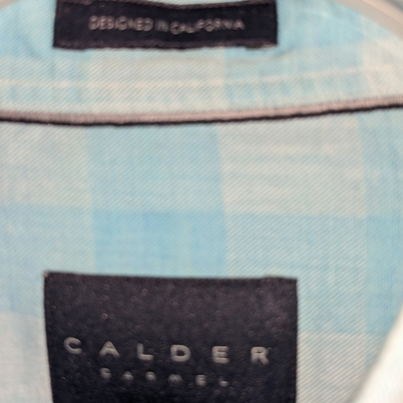 Comfortable Cotton With button down collar Calder Carmel made, size XXL - Picture 7 of 9